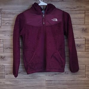 Girls North face zip up